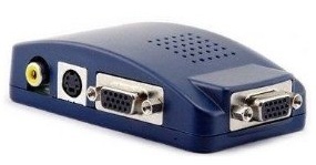 Lake PC to TV Converter Box compatible with Windows and Mac (VGA To RCA / VGA To S-Video)