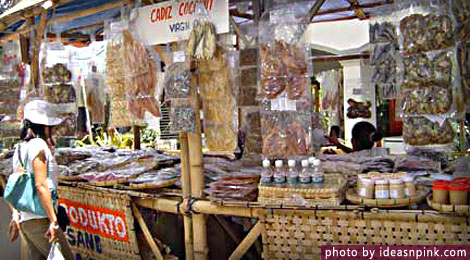 Dried seafood and other delicacies at the Cadiz stall - Panaad Festival, Negros Occidental