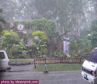Heavy rain at the Panaad Festival, Negros Occidental