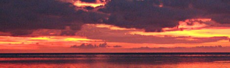 Sunset at Punta Bulata Beach Resort, Cauayan, Negros Occidental, Philippines