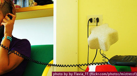 Phone call - photo by Flavia_FF (flickr.com/photos/mistressf)