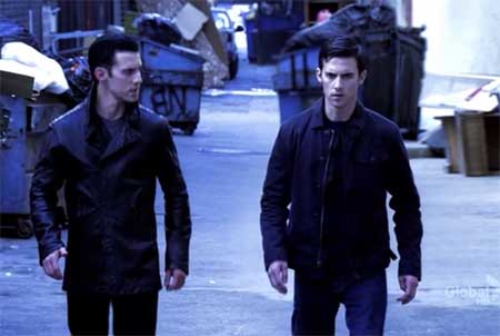 Future Peter Petrelli meets his present-day self, from Heroes Season 3 Episode 4