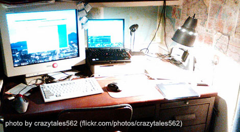 desk photo by crazytales562 (flickr.com/photos/crazytales562)