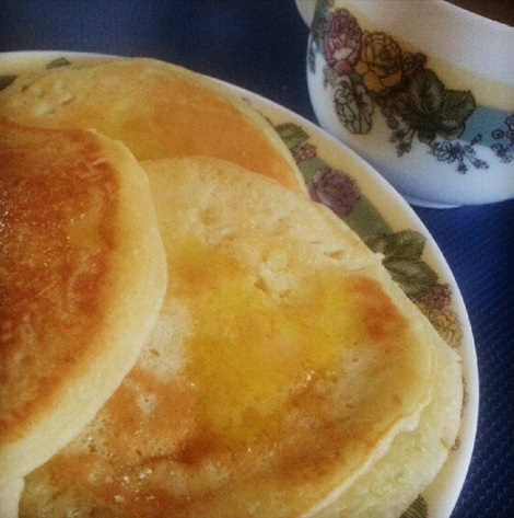 Homemade pancakes are the best! ? What's your fave topping?