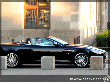 convertible at a street in Berlin