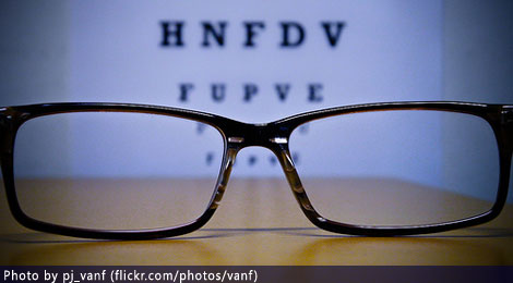 Stubborn nearsighted kid